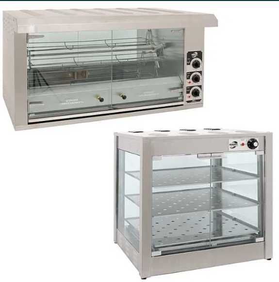 Аппарат для куриц гриль электрический с тепловой витриной