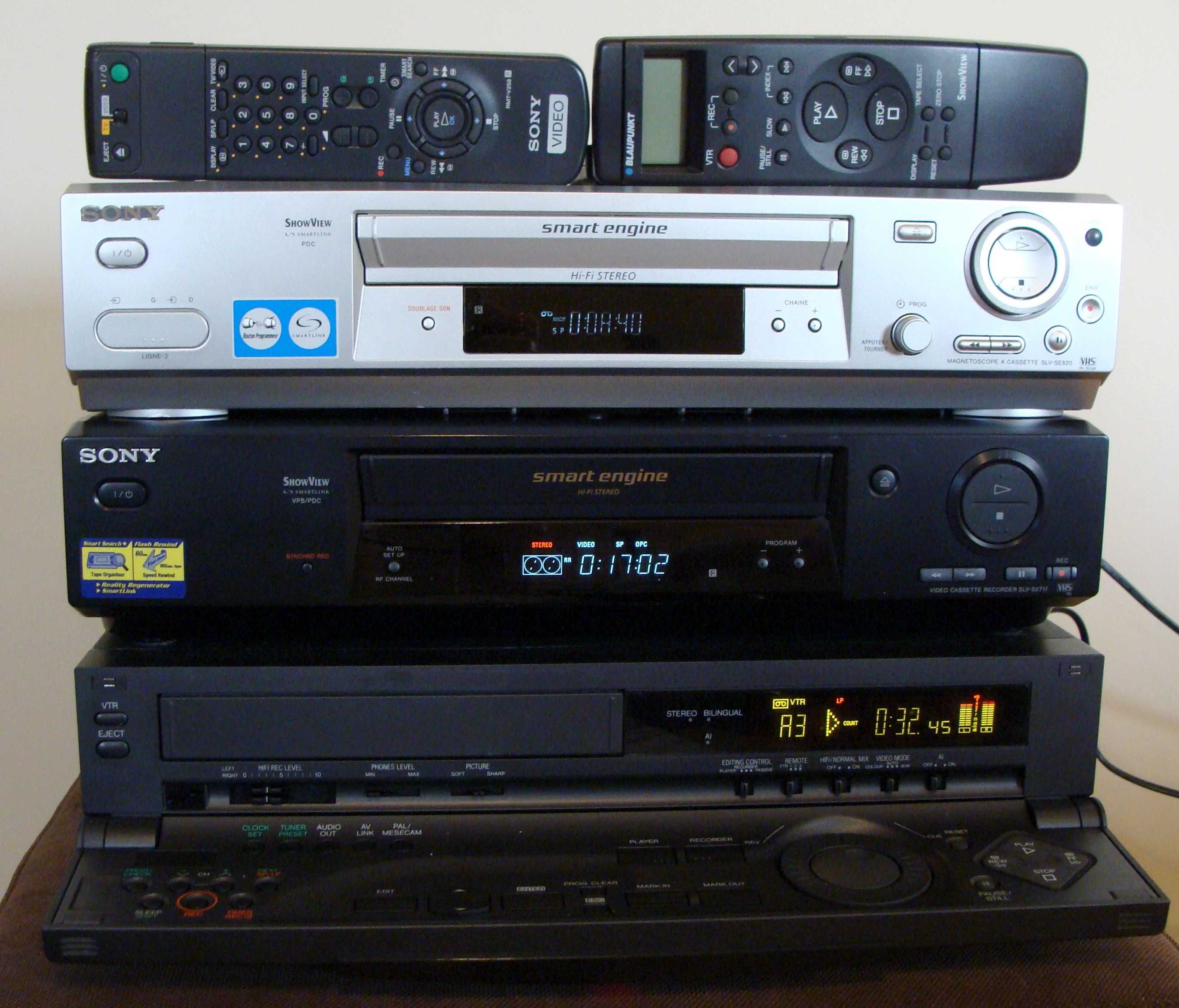Videorecorder Sony SLV-SE820G , Videorecorder Blaupunkt RTV-846