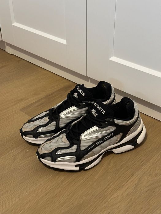 Pantofi sport Lacoste, 43, bărbați, gri și negru