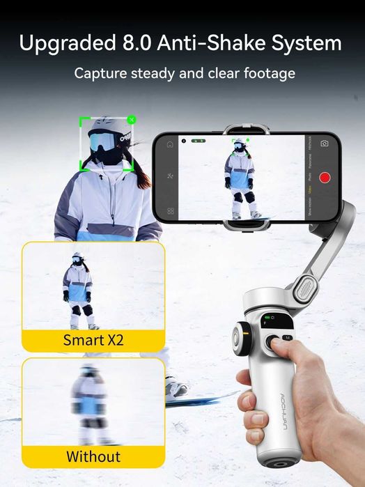 AOCHUAN Gimbal стабилизатор за iPhone, с проследяване на лице