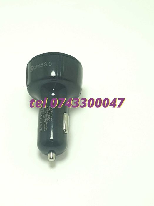 Incarcator Universal Masina Auto 4 Porturi Bricheta Usb Qc Fastcharge