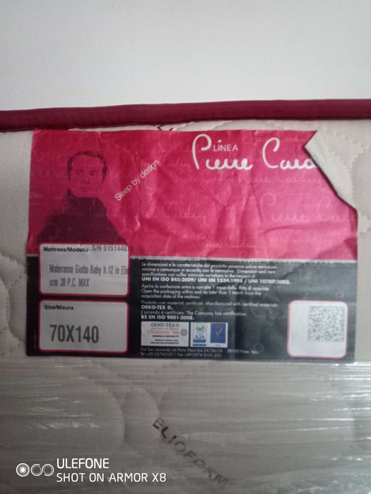 Детско креватче с матрак. Размери Д/Ш/В в см 147/74/85