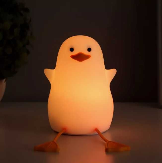 Светильник Ночник "Уточка" LED из Силикона - Милые Штучки для Уюта