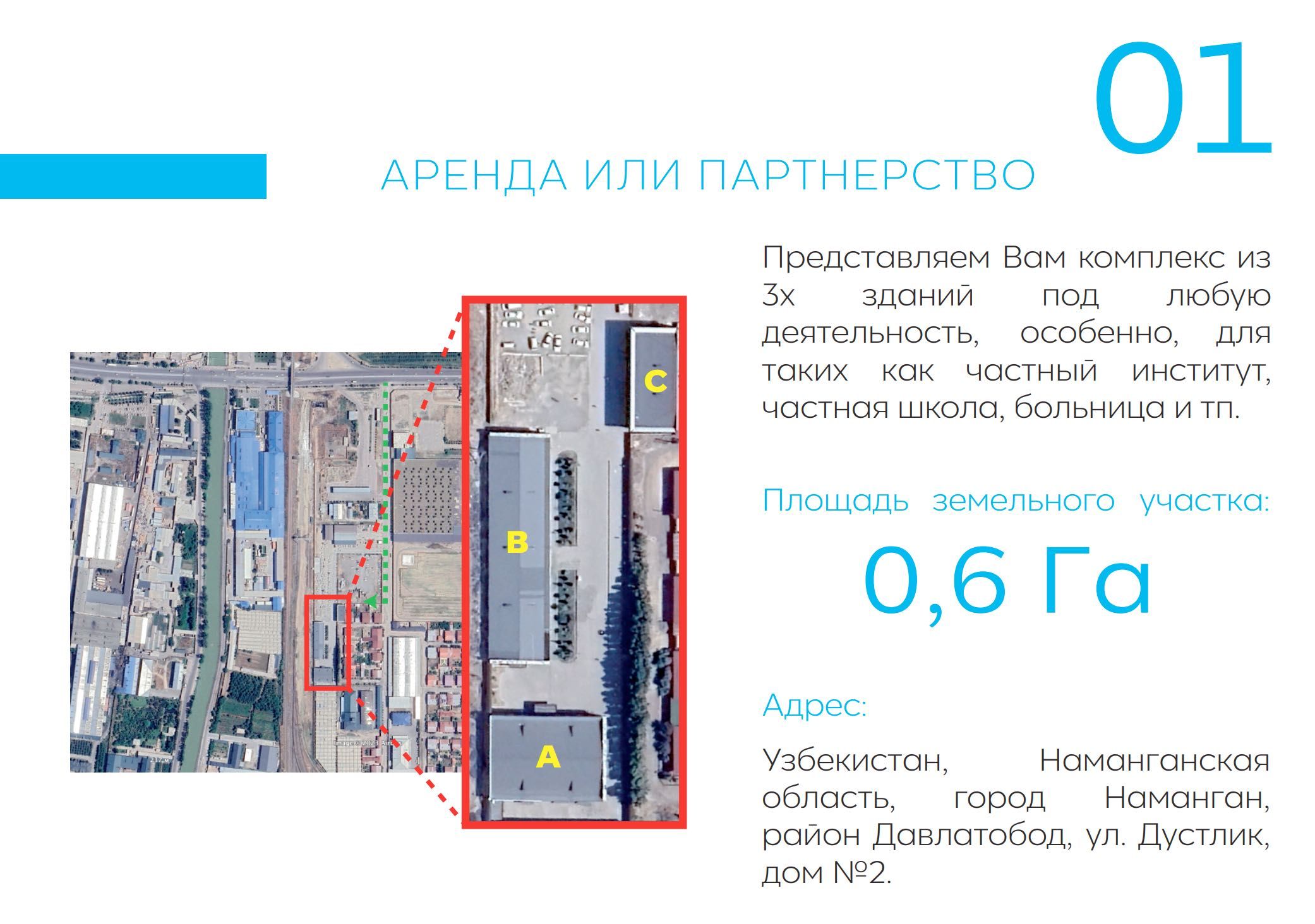 Сдаётся в аренду комплекс из 3х зданий