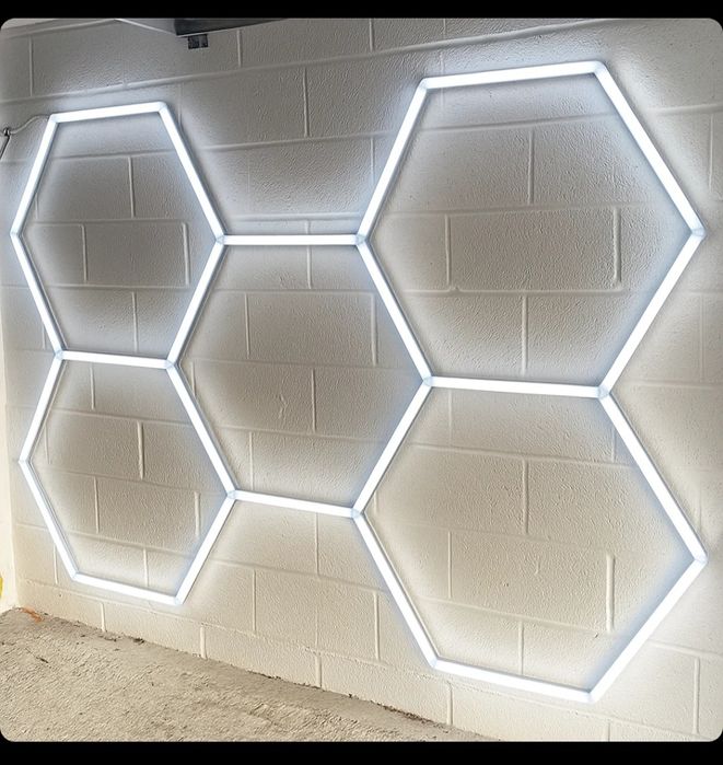 Lampa LED modulara Honeycomb Hexagon 2430x1660mm 192w 6500k