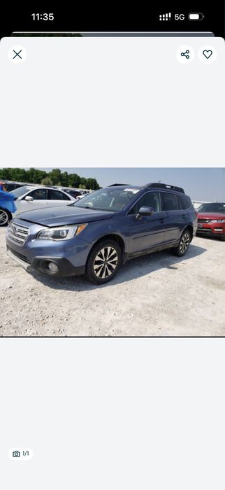 Subaru outback 2016 американец, противотуманка бу оригинал