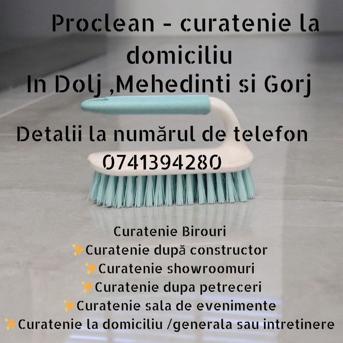 Servicii de curatenie  la domiciliu