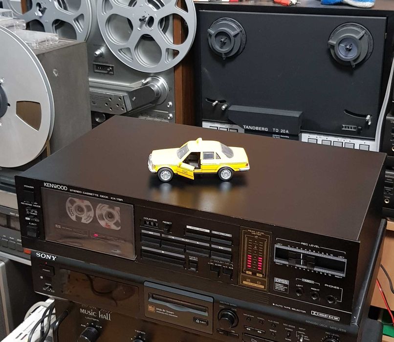 Casetofon Deck Stereo Vintage KENWOOD KX76R BLACK (made in Japan)