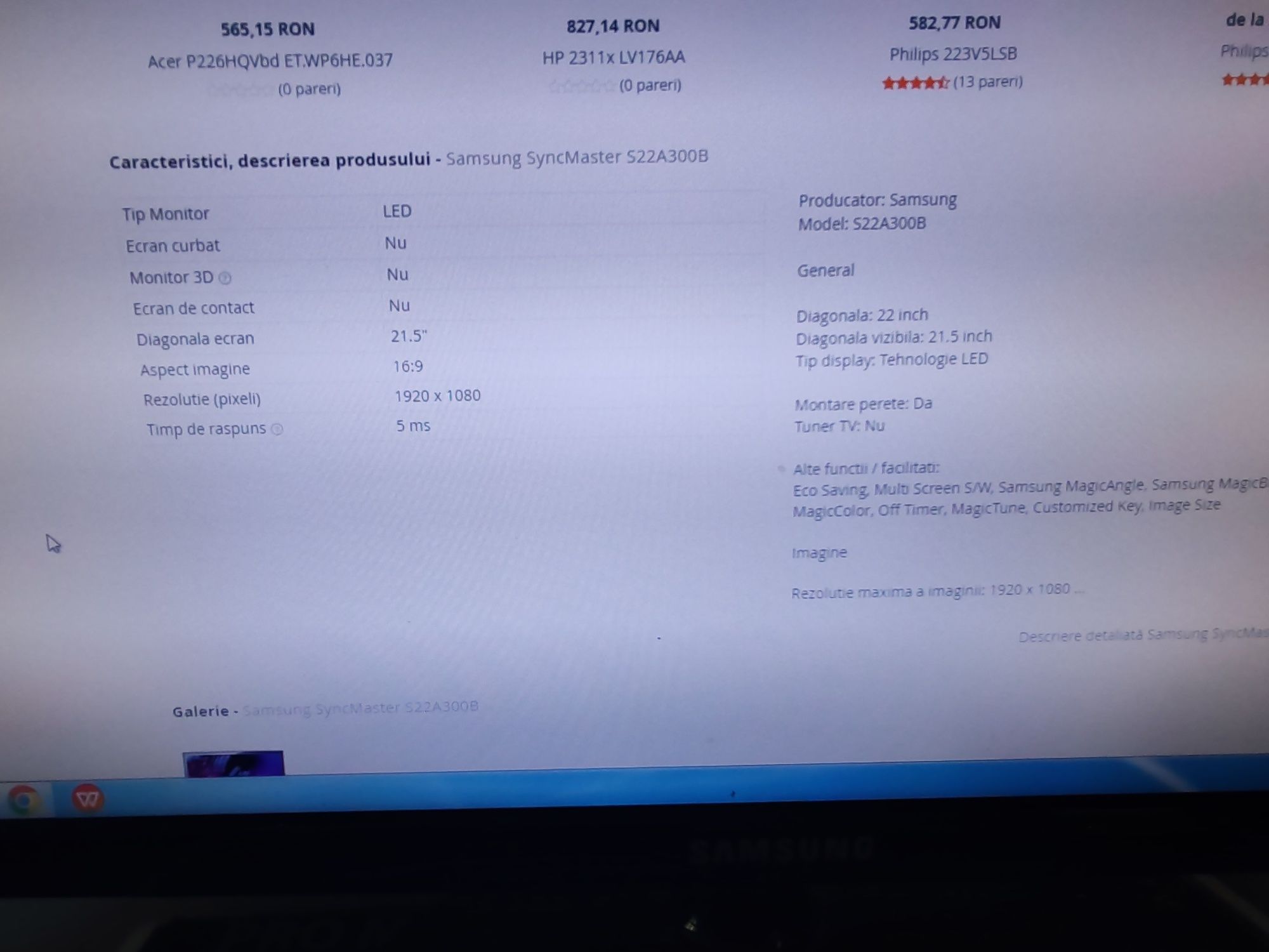 Vind Monitor Samsung