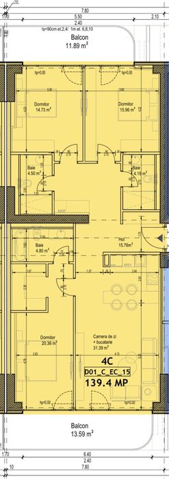 Apartament 4 camere