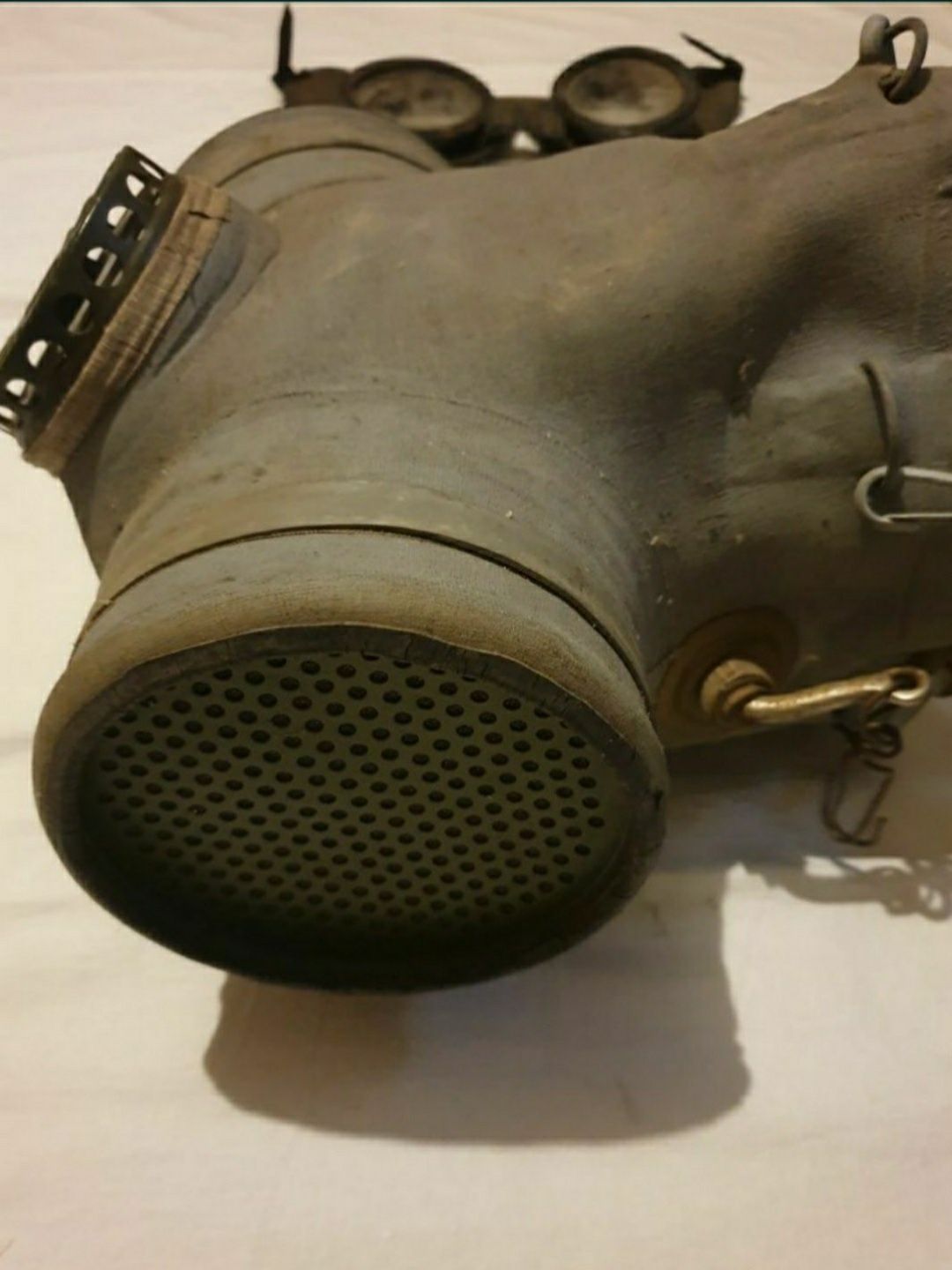 Masca de gaze pt cai sovietica WW1 / WW2 / Russian gas mask for horse