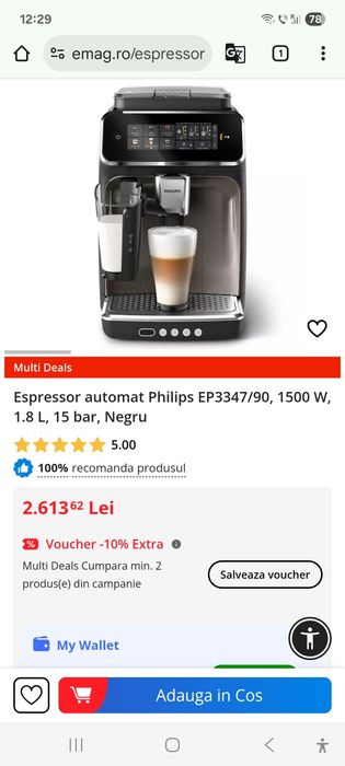 Espressor automat Philips 3300