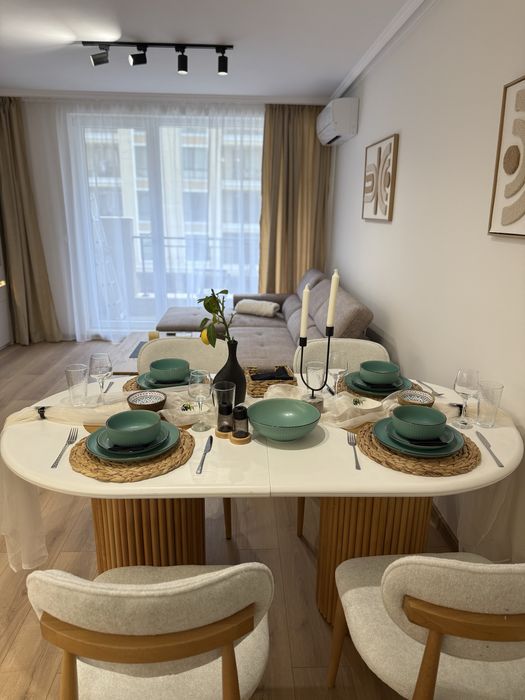 Чисто нов двустаен под наем във Варна Възраждане затворен комплекс