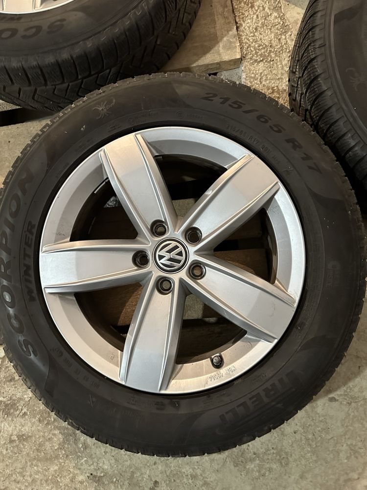 Jante 17” OEM - VW TIguan - anvelope iarna 215/65 R17