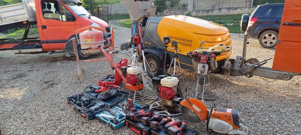 Închiriez scule, schelă și utilaje