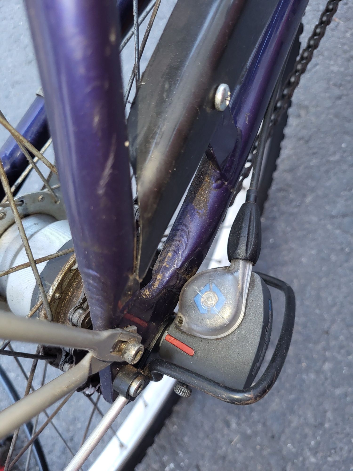 Bicicletă germana Miva dama cadru aluminiu, suspensie fata, sa cu dubl