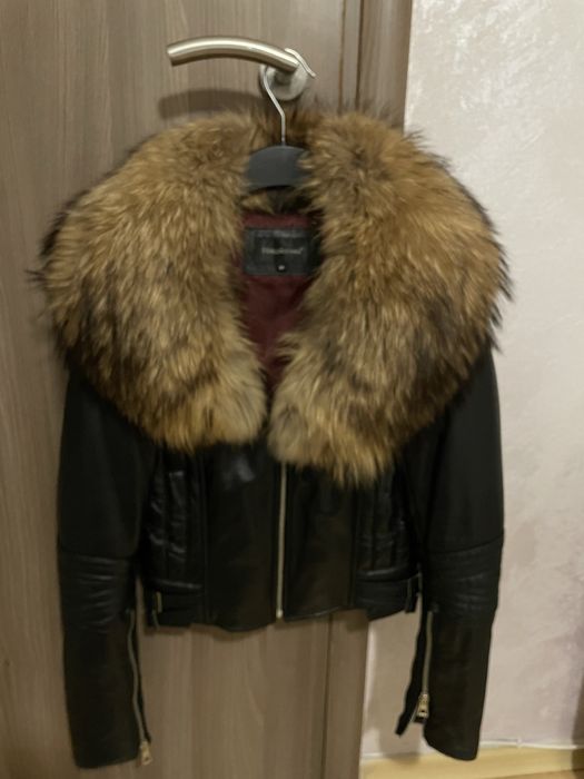 Кожено дамско  яке