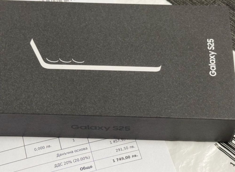 ЧИСТО НОВ 128GB Samsung Galaxy S25 Гаранция Зора 2027 г. Mint