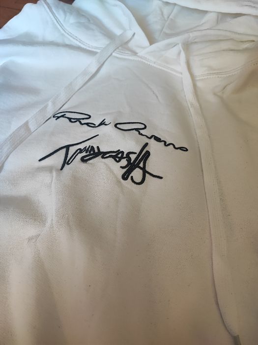 Hanorac Alb Rick Owens x Tommy Cash