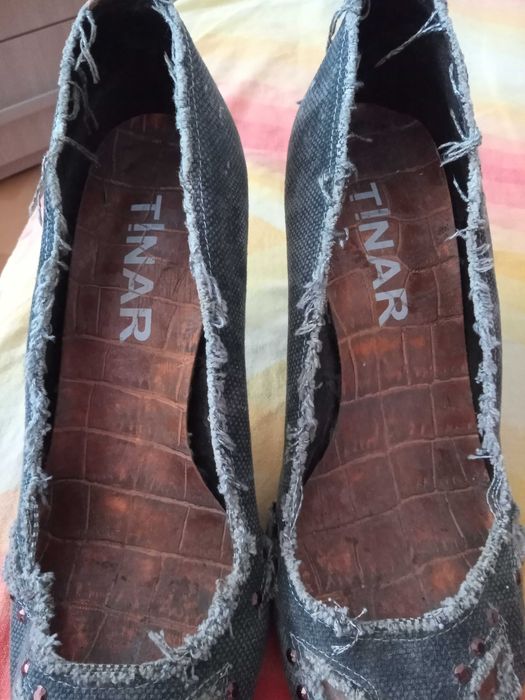 Pantofi casual cu toc, 39, Tina R