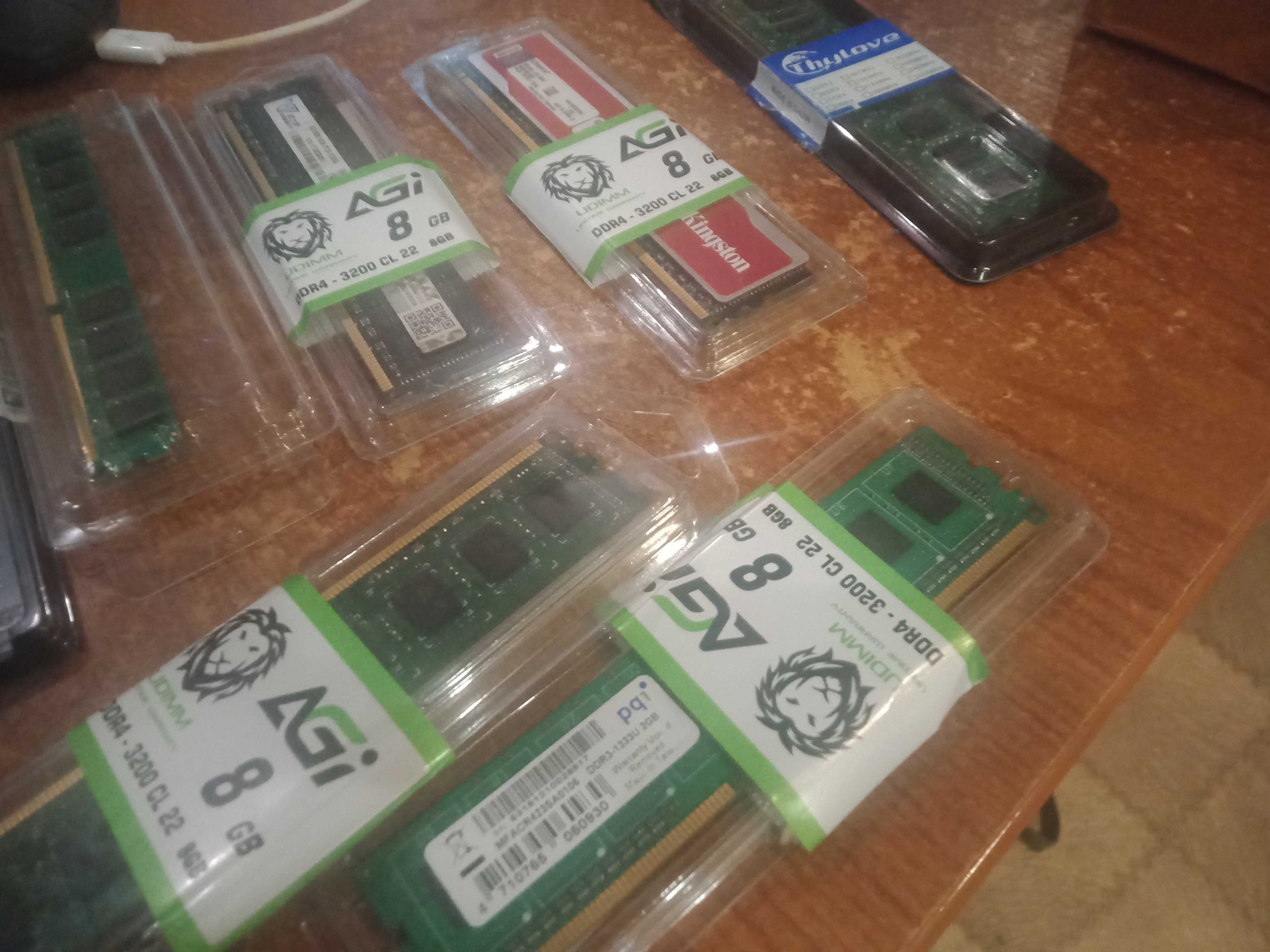Оперативная память DIMM 2 ГБ - 4 ГБ - 8 ГБ DDR3 1600 МГц