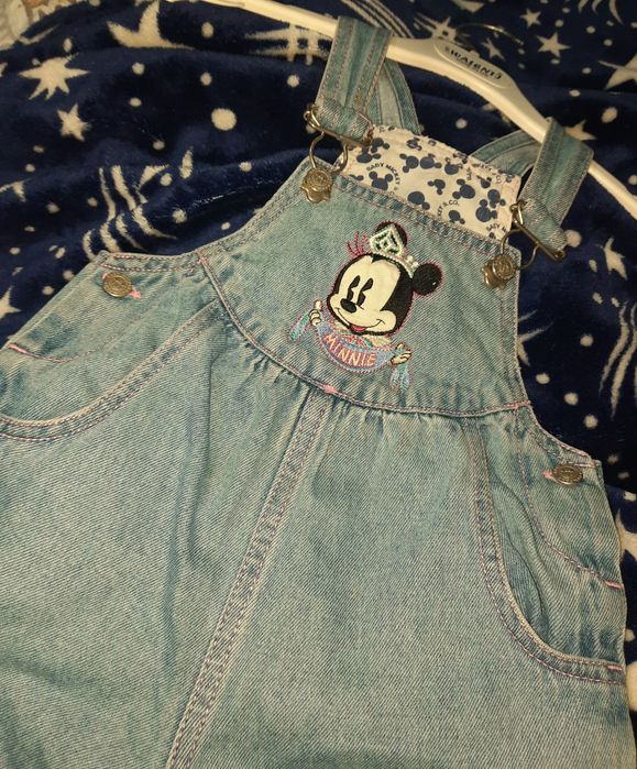 Джинсовый комбинезон