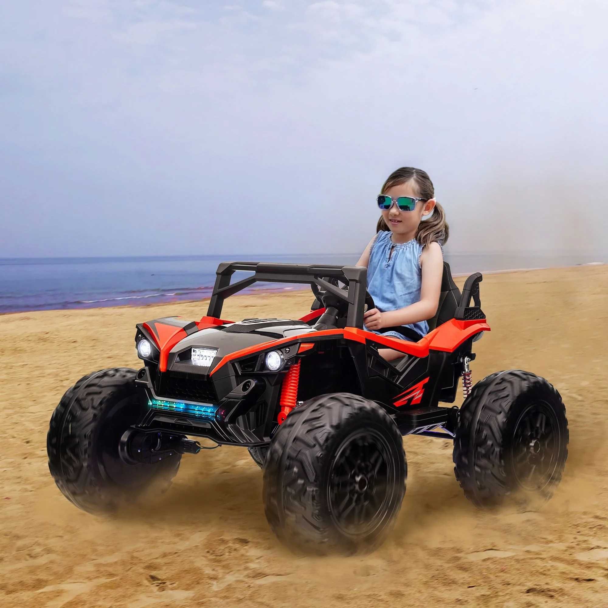 Акумулаторен Двуместен джип OFF-ROAD BUGGY 4X4 UTV 24V батерия