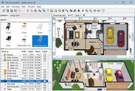 Fac proiecte pt case si camere sweet home 3d