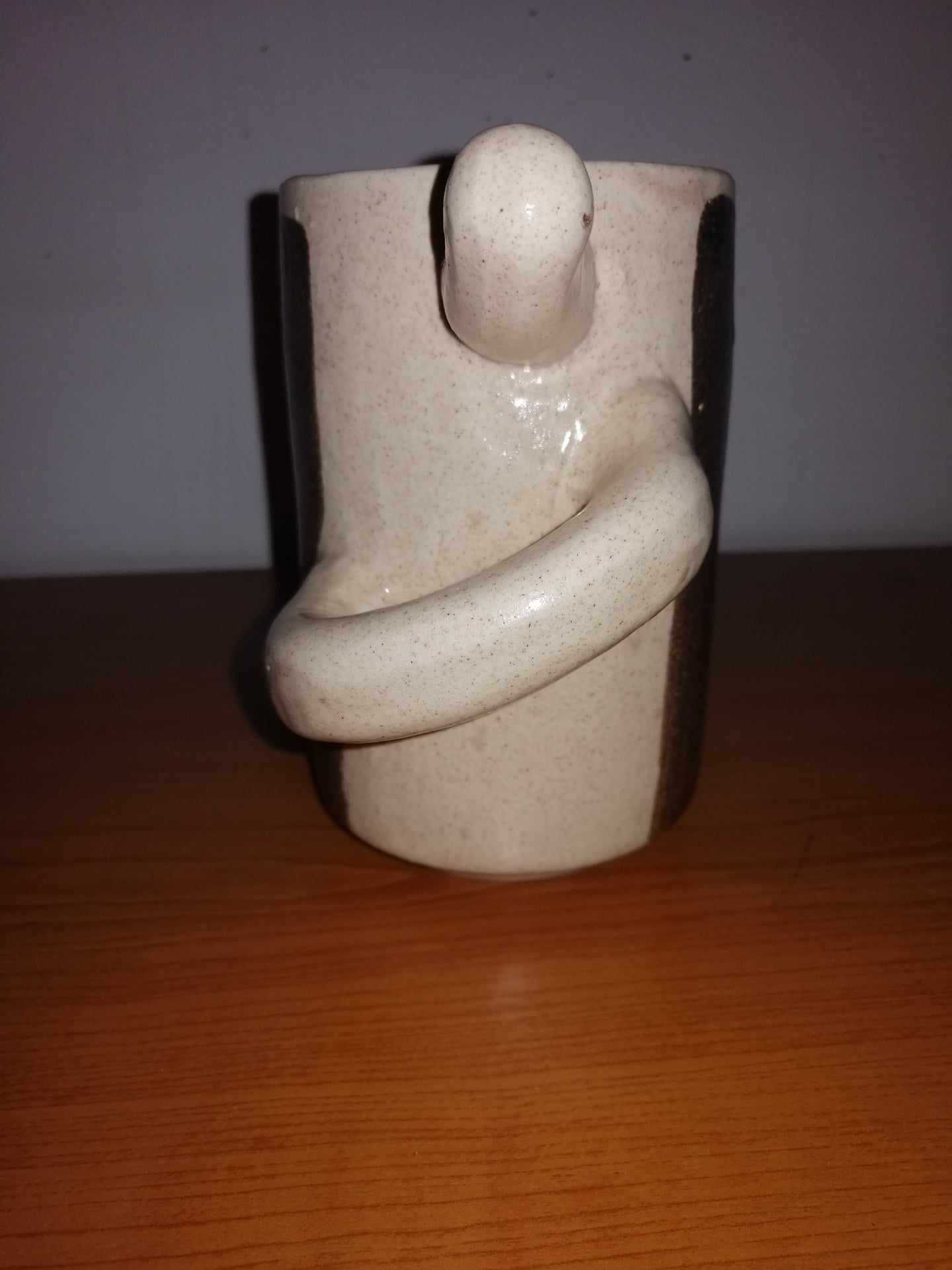 6x ceasca halba ceramica Pollas Design maner maimuta nas gura