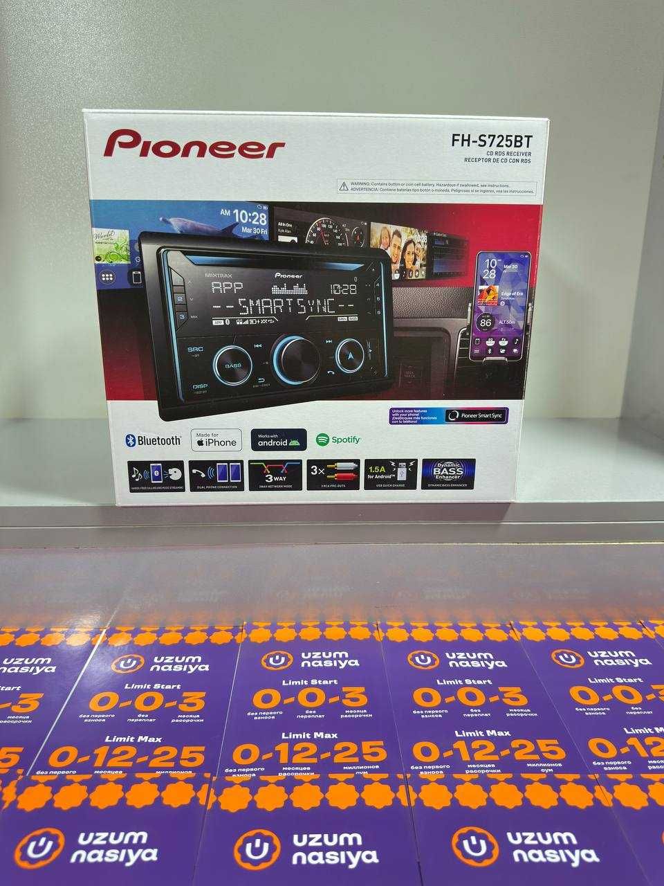 Магнитофон PIONER FH - S725BT рассрочка тоже есть