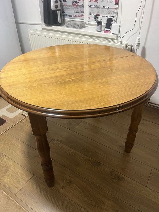 Masa lemn masiv 110/160 cm