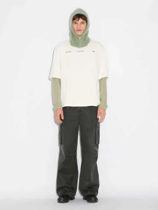 Holzweiler, Cagulă din alpaca Ball Fluffy Balaclava, Unisex, Albastru