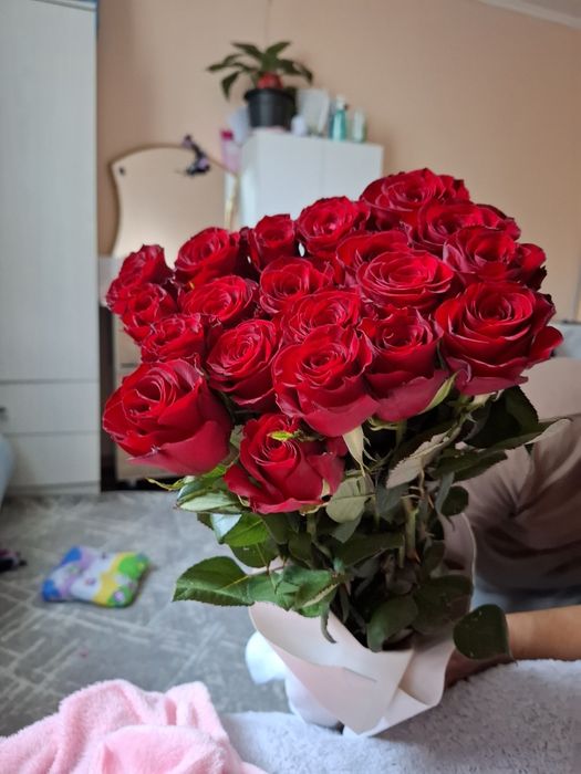 Цветы роза гүл 15 шт