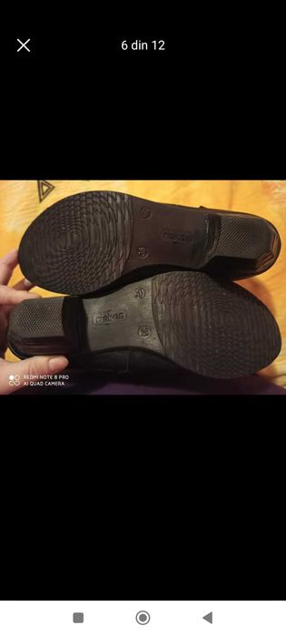Botine/ Ghete Rieker imitație piele mărime 36