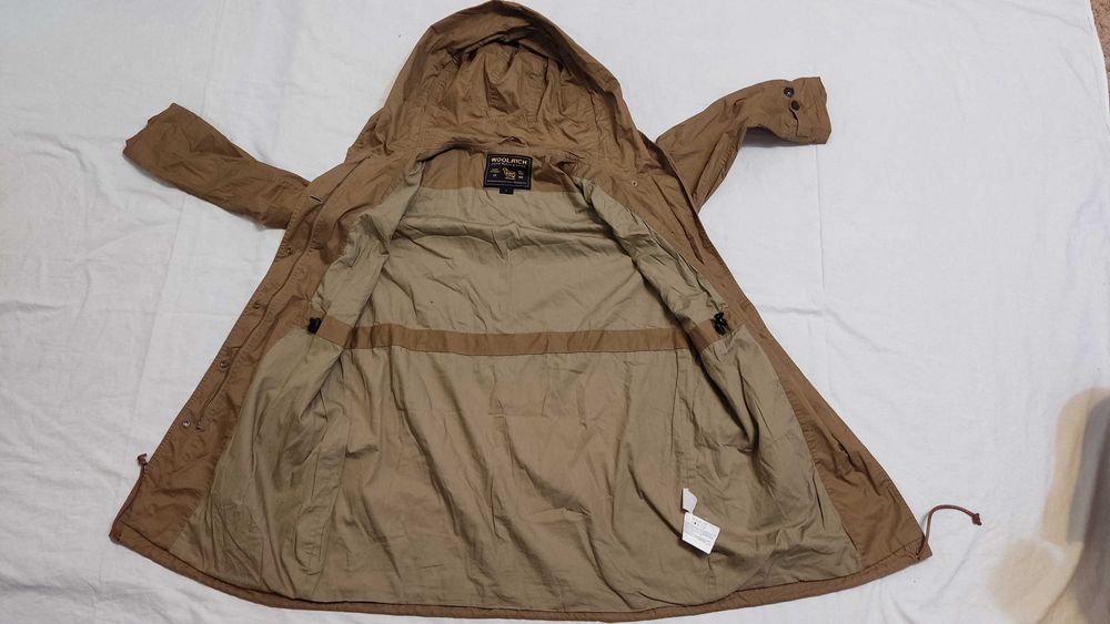 Geaca WOOLRICH Jhon Rich & Bros marimea L dama subtire trench pardesiu