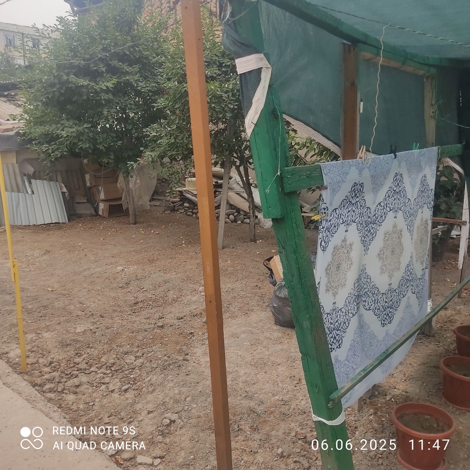 участок 8 соток дом