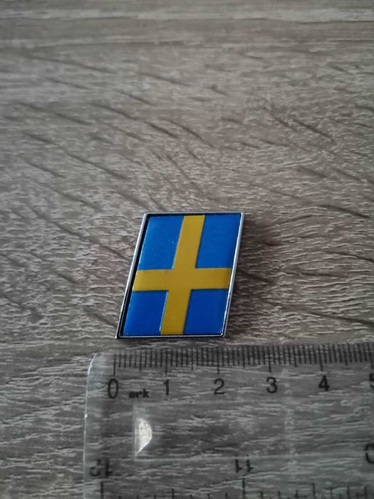 метална емблема шведски флаг за Волво Volvo