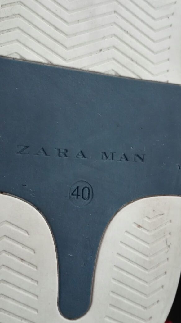 Pantofi Zara Man nr 40 piele întoarsă