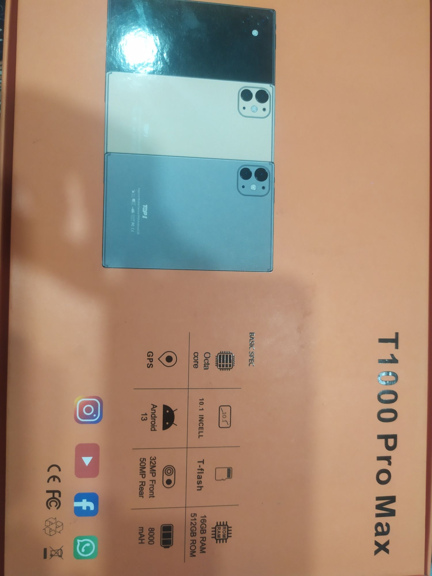 Planshet T 1000 pro max