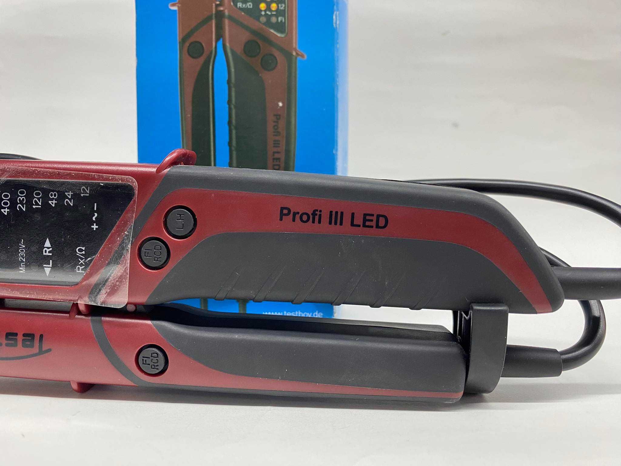 Двуполюсен тестер за напрежение Testboy PROFI III LED / Чисто нов