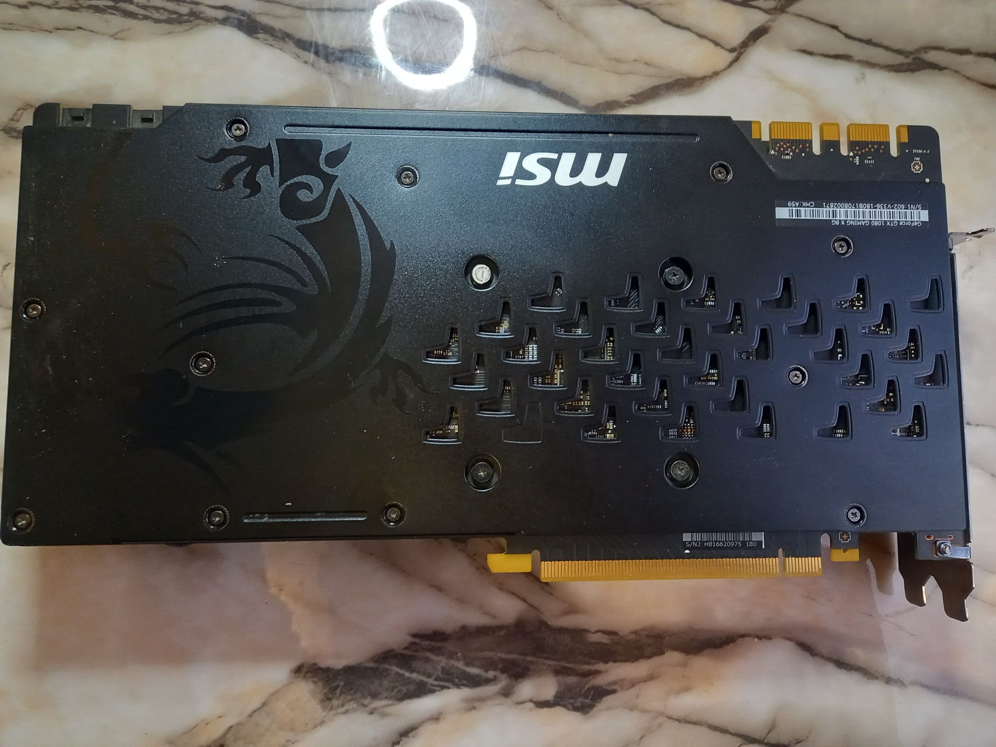 Видеокарта MSI GeForce GTX 1080 GAMING X 8G GDDR5