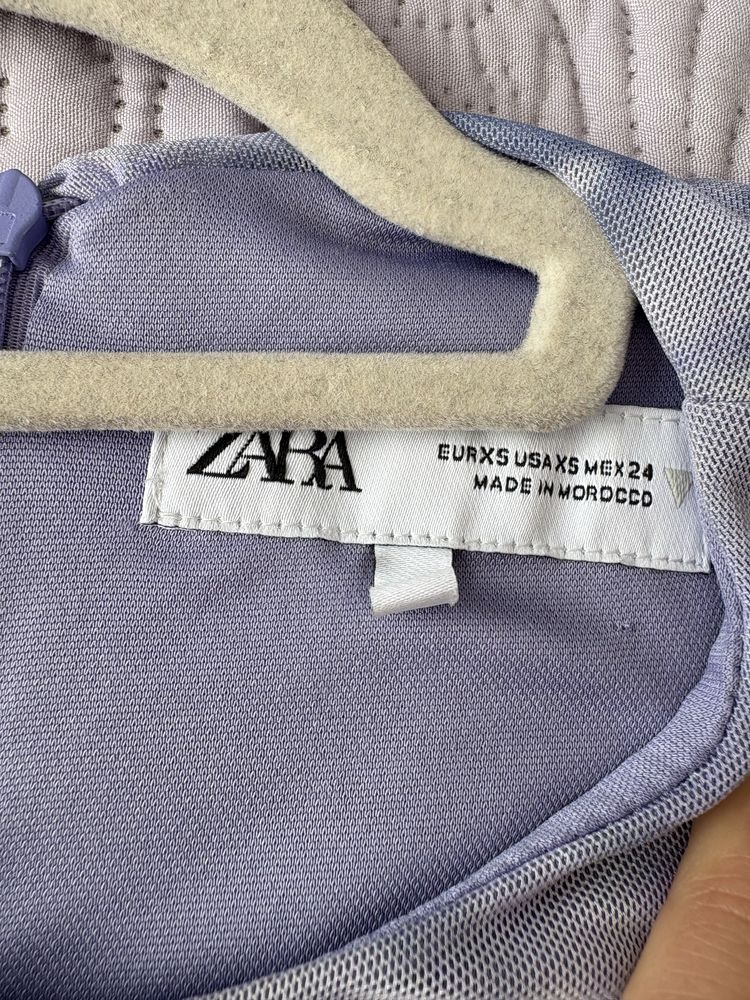 Синя рокля Zara
