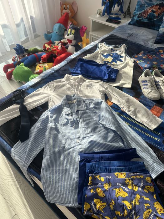 Дрехи, момче 6/7 годин, до 128, 35 лв