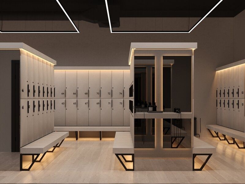 Шкафы в FITNESS Club