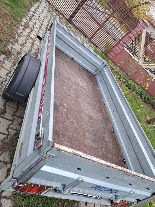 Remorca  auto 750 kg basculabila special pt ATV (platforma ATV)  cat B