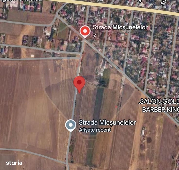 De vânzare teren intravilan 4000 mp deschidere 150 m Fundulea