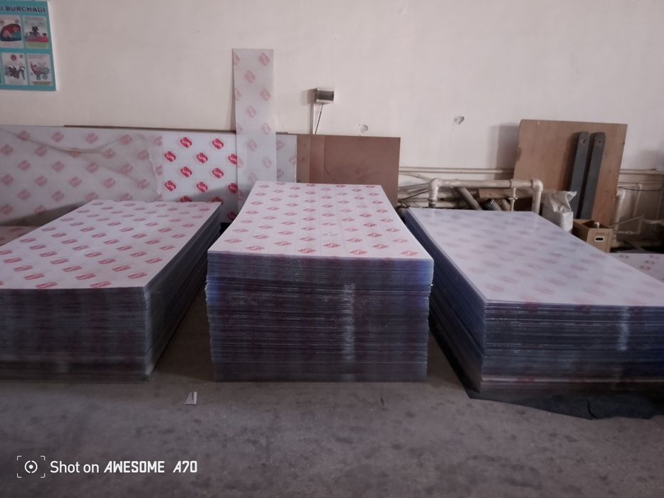 Orgsteklo. Ishlab chiqarish.