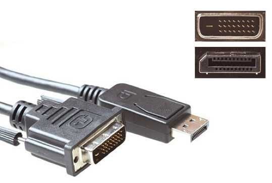 VCom кабел DisplayPort DP M / DVI (24+1) M - 1.8m - CG606-1.8m