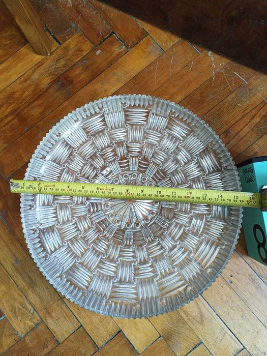 Fructiera cristal Bohemia 1960