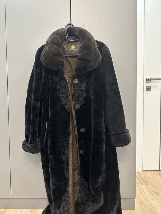 Мутоновая.   шуба